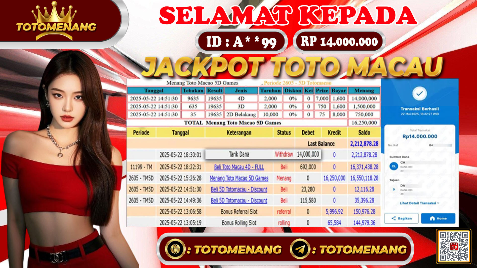 jackpot totomacau di totomenang